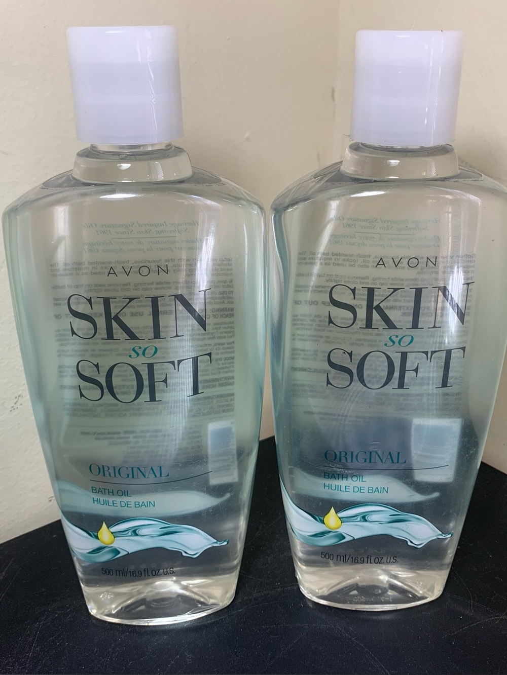Avon Skin So Soft Bath Oil (Lot of 2) 500ml/16.9oz